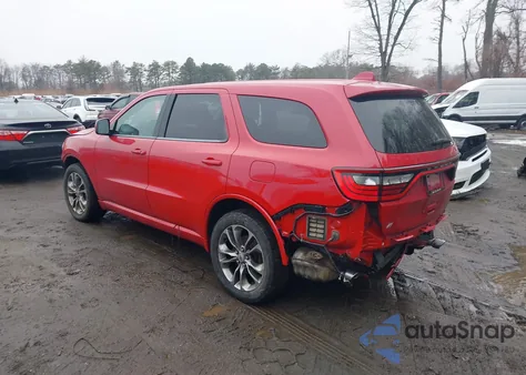 2019 Dodge Durango Gt Awd z USA, uszkodzony, nr VIN 1C4RDJDG6KC633676